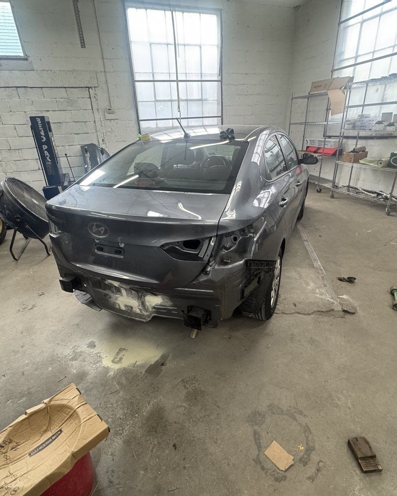 Before repair at Guttenberg Auto Body