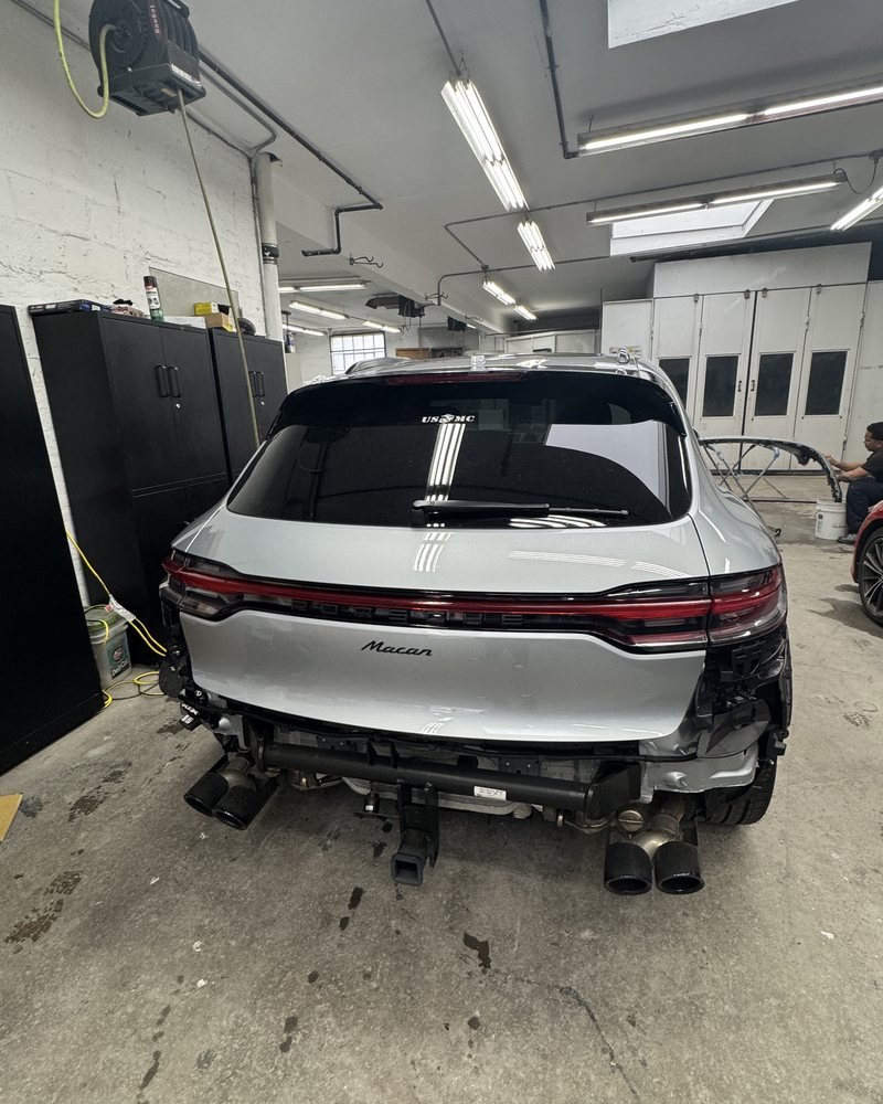 Before repair at Guttenberg Auto Body
