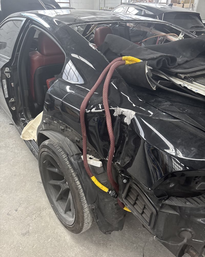 Before repair at Guttenberg Auto Body