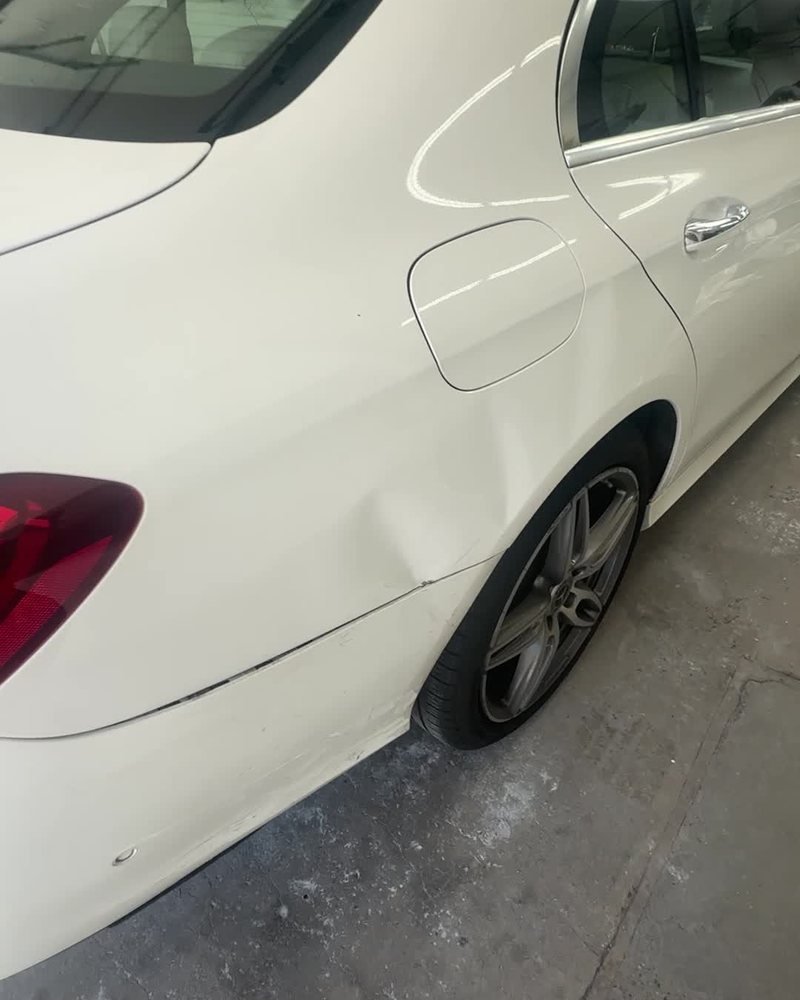 Before repair at Guttenberg Auto Body
