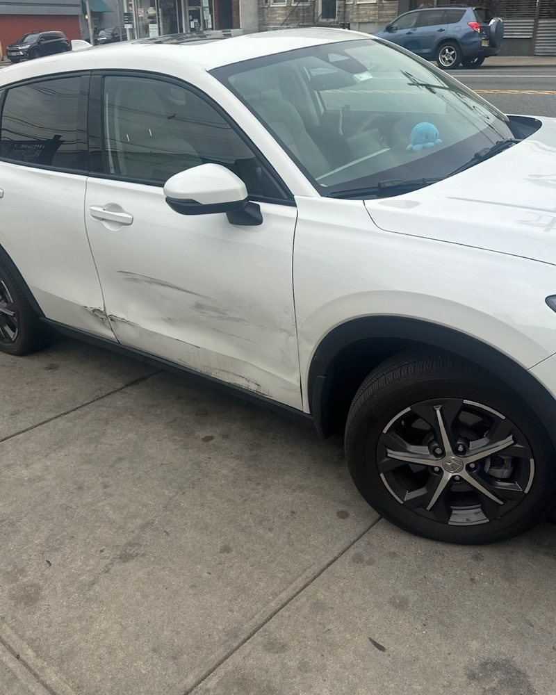 Before repair at Guttenberg Auto Body