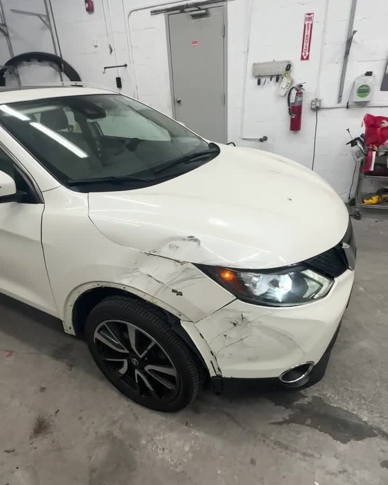 Before repair at Guttenberg Auto Body