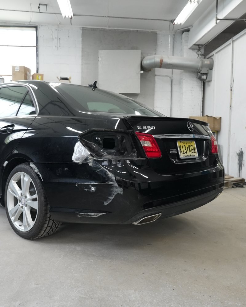 Before repair at Guttenberg Auto Body